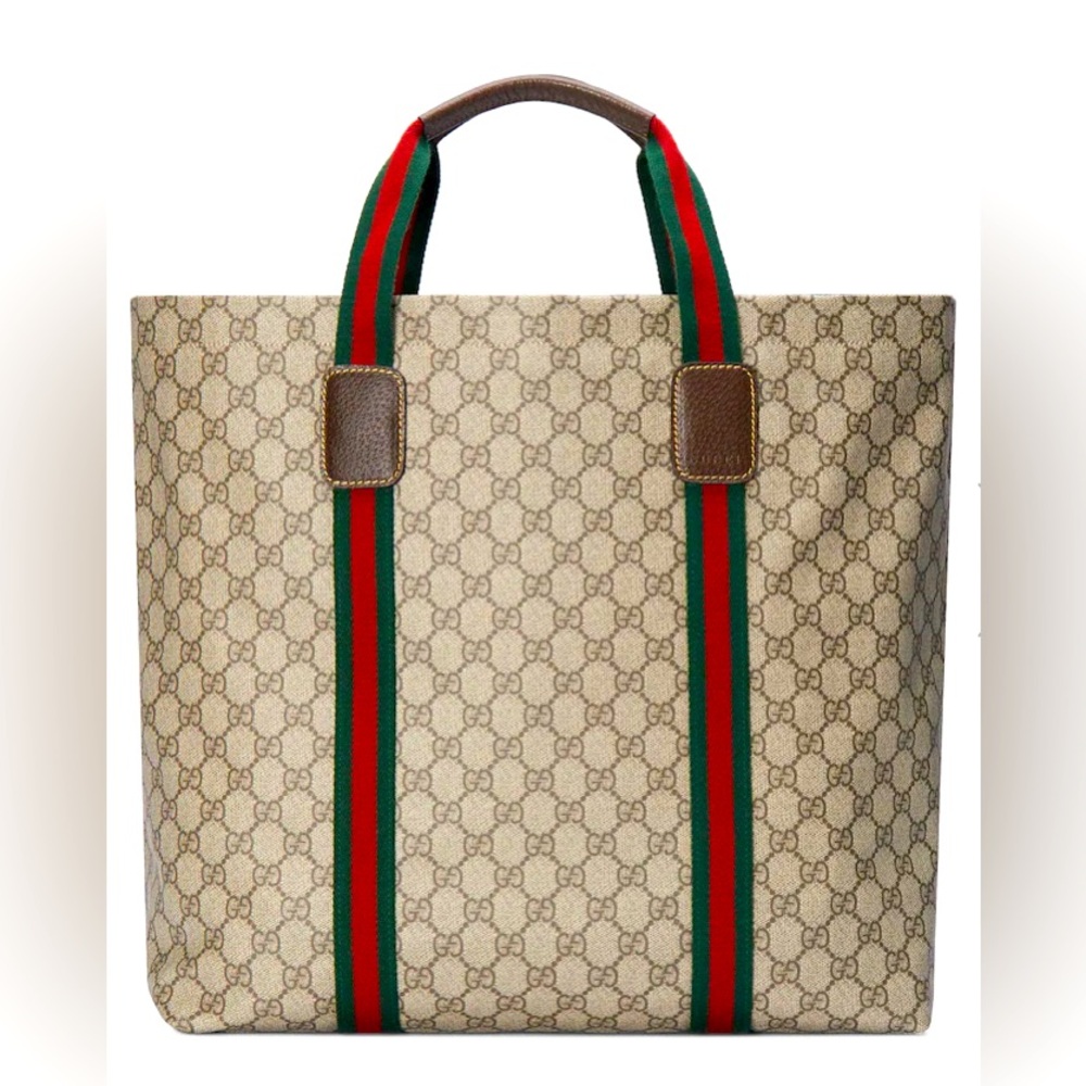 Gucci GG Tender Medium Canvas Tote Bag